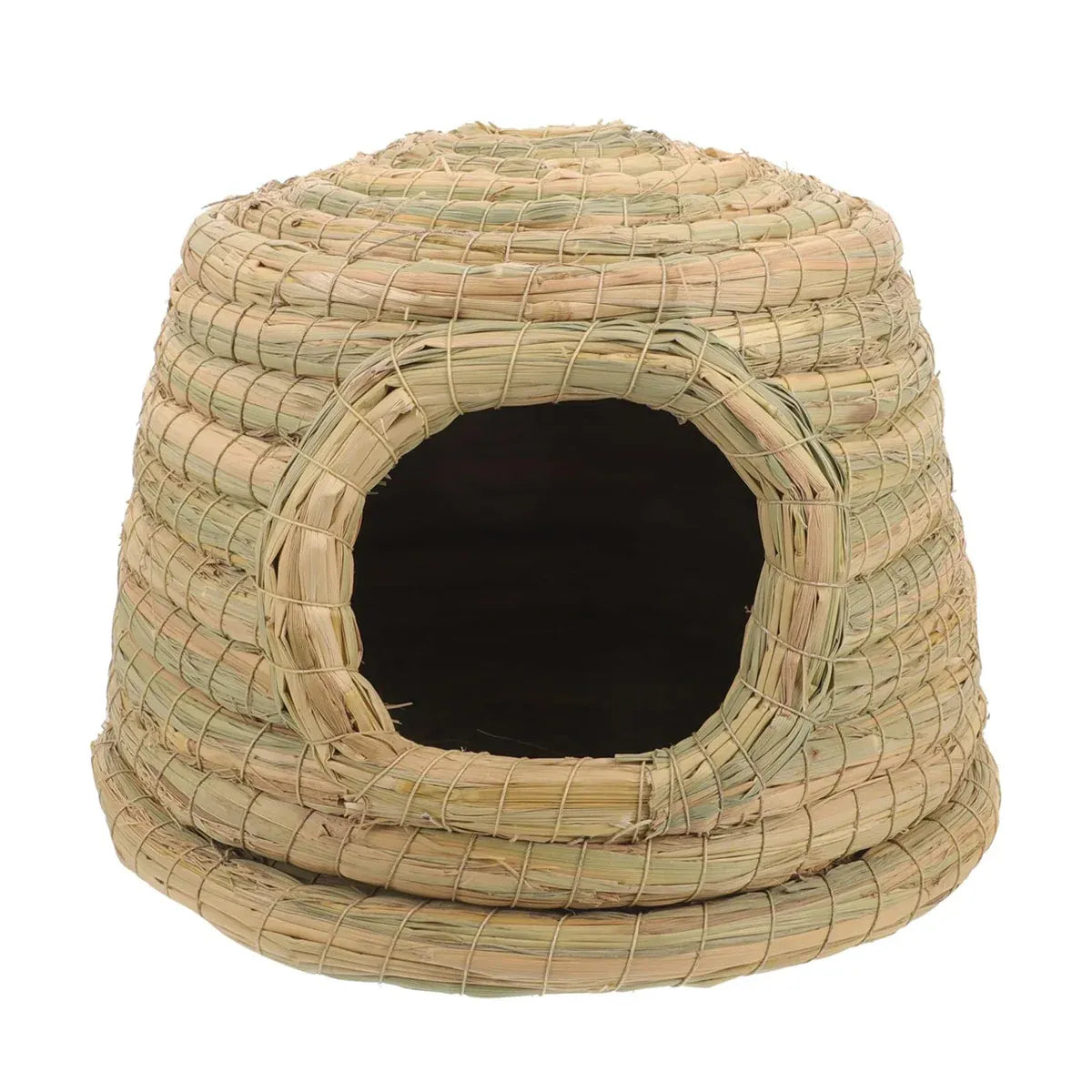 Rabbit Grass Nest Small Pet Breeding Hideout Natural Straw House For Hamster Use V528-PET-HOUSE-L-421039