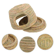 Rabbit Grass Nest Small Pet Breeding Hideout Natural Straw House For Hamster Use V528-PET-HOUSE-L-421039