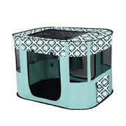 Foldable Cat Dog Kennel Pet Delivery Cage Portable Pet Fence Tent - Purple-XL V528-PET-HOUSE-PURPLE-XL-308408