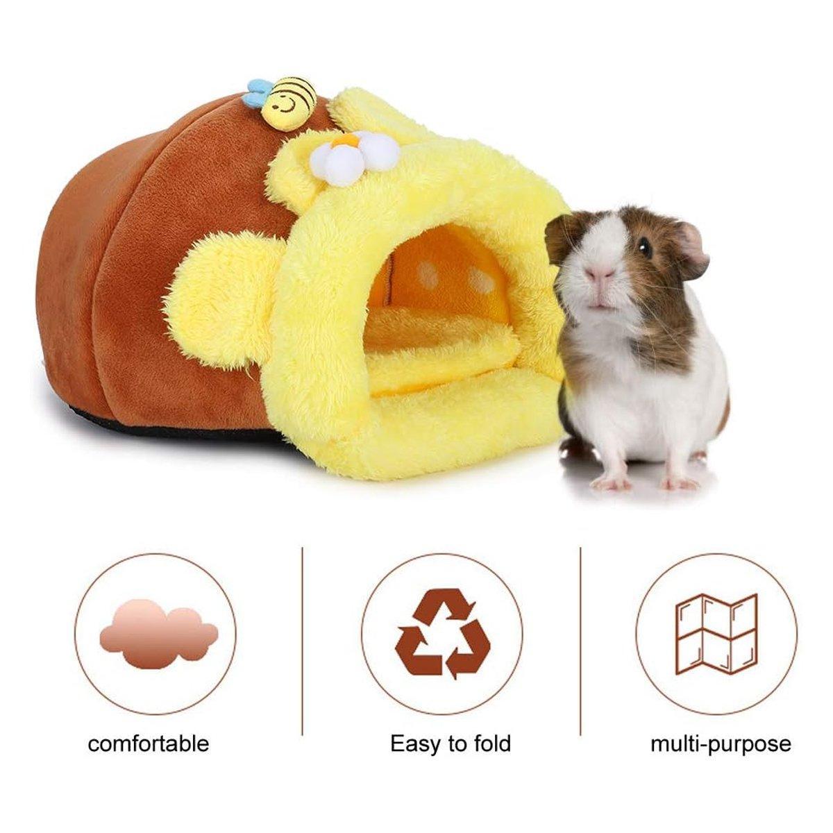 Wear-resistant Pet Bird Nest Cotton Padded Small Animal Bed Cozy Honeypot Design - S V528-PET-HOUSE-S-867789