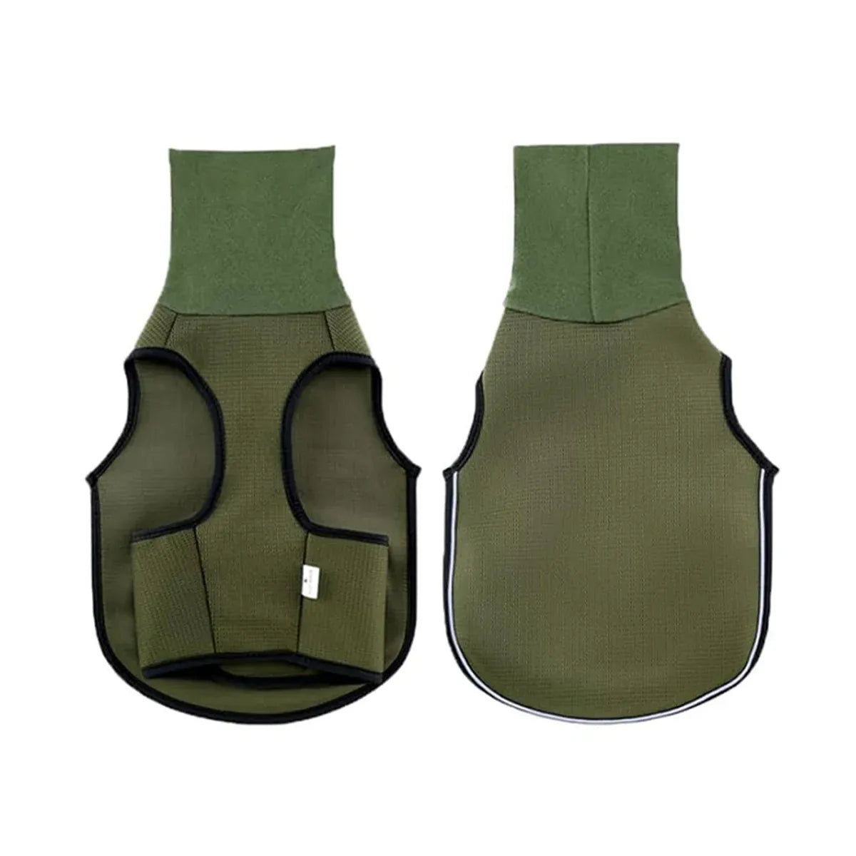 Calming Dog Vest for Stress Relief Travel Thunder Wrap Jacket for Medium Large Dogs - L V528-PET-JACKET-GREEN-L