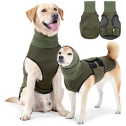 Calming Dog Vest for Stress Relief Travel Thunder Wrap Jacket for Medium Large Dogs - L V528-PET-JACKET-GREEN-L