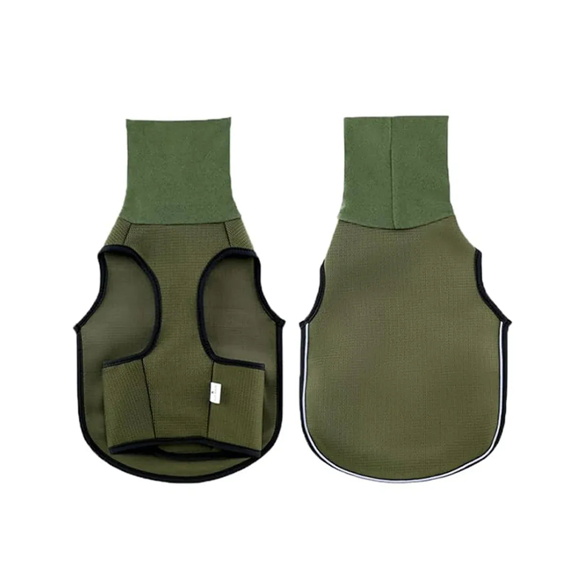 Calming Dog Vest for Stress Relief Travel Thunder Wrap Jacket for Medium Large Dogs - S V528-PET-JACKET-GREEN-S