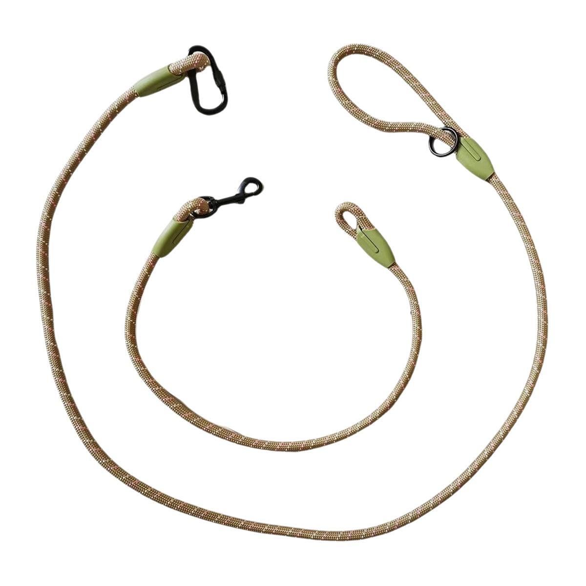 Adjustable Diagonal Dog Walking Leash Hands Free Crossbody Pet Lead Dogs - Khaki V528-PET-LEASH-HANDS-FREE-KHAKI-932229
