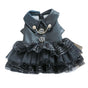Autumn Winter Pet Dog Cat Dress Faux Leather Sequin Skirt Outfit for Small Dogs - XL V528-PET-LEATHER-SKIRT-XL-354908