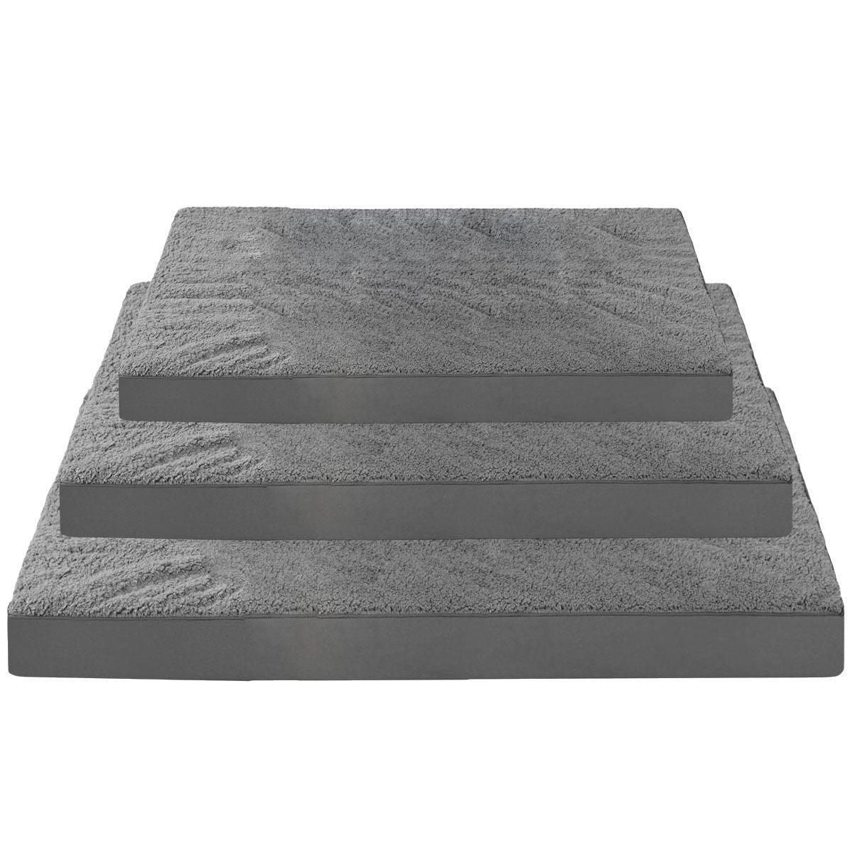Removable Washable Waterproof Pet Mattress Anti-Bite Cushion Sleeping Dog Mat - 90x57x7cm V528-PET-PAD-GREY-90-57-7-355948