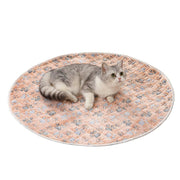 Waterproof Dog Pads Round Diaper Pads Pet Training Pads for Puppies and Dogs - White-75cm V528-PET-PAD-ZYBS-80CM-962581