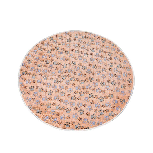 Waterproof Dog Pads Round Diaper Pads Pet Training Pads for Puppies and Dogs - Khaki-75cm V528-PET-PAD-ZYKQ-80CM-585949