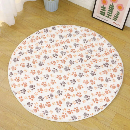 Waterproof Dog Pads Round Diaper Pads Pet Training Pads for Puppies and Dogs - Khaki-75cm V528-PET-PAD-ZYKQ-80CM-585949
