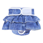 Pet Dog Diapers Female Pants Soft Breathable Underwear Reusable Sanitary Briefs - Mermaid - M V528-PET-PANTS-CH-M-904110