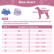 Pet Dog Diapers Female Pants Soft Breathable Underwear Reusable Sanitary Briefs - Mermaid - S V528-PET-PANTS-CH-S-321406