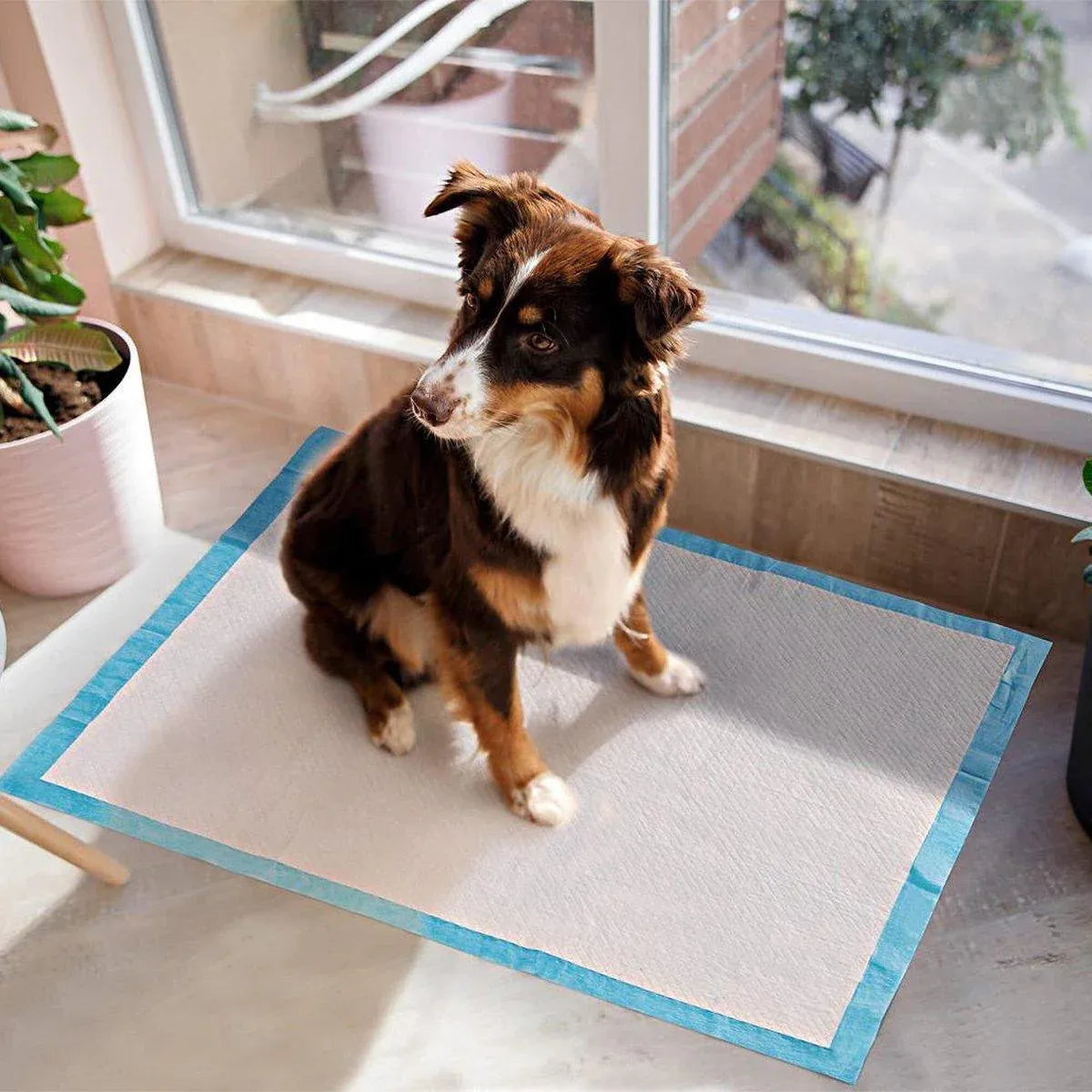 Large Puppy Dog Training Pads Pet Toilet Thickened Pee Pads Mat Indoor Absorbent - S ( 45*33cm) - 100PCS V528-PET-PEE-PAD-S-958606