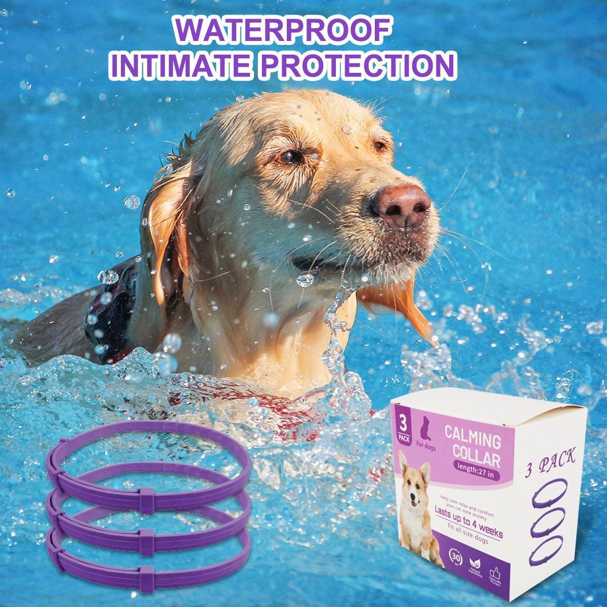 3/4pcs Calming Collar for Cats and Dogs Soothing Pet Relief Collar Long Lasting - 70cm-3PCS V528-PET-RELIEF-COLLAR-DOG-3PCS-509453