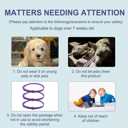 3/4pcs Calming Collar for Cats and Dogs Soothing Pet Relief Collar Long Lasting - 70cm-3PCS V528-PET-RELIEF-COLLAR-DOG-3PCS-509453