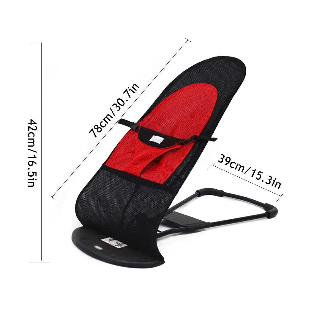 Pet Rocking Chair for Dogs Cats Foldable Pet Bed Portable Sleeping Lounger Chair - Black V528-PET-ROCKING-CHAIR-BLACK-602180