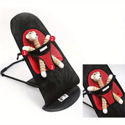Pet Rocking Chair for Dogs Cats Foldable Pet Bed Portable Sleeping Lounger Chair - Black V528-PET-ROCKING-CHAIR-BLACK-602180
