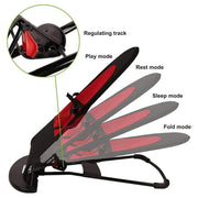 Pet Rocking Chair for Dogs Cats Foldable Pet Bed Portable Sleeping Lounger Chair - Red V528-PET-ROCKING-CHAIR-RED-128802