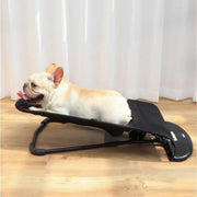 Pet Rocking Chair for Dogs Cats Foldable Pet Bed Portable Sleeping Lounger Chair - Red V528-PET-ROCKING-CHAIR-RED-128802