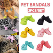 2pcs Shoe Charms Accessories for Shoes Bags Clothing Pet Shoes Decorative Set - Light Blue V528-PET-SLIPPERS-LIGHT-BLUE-992607