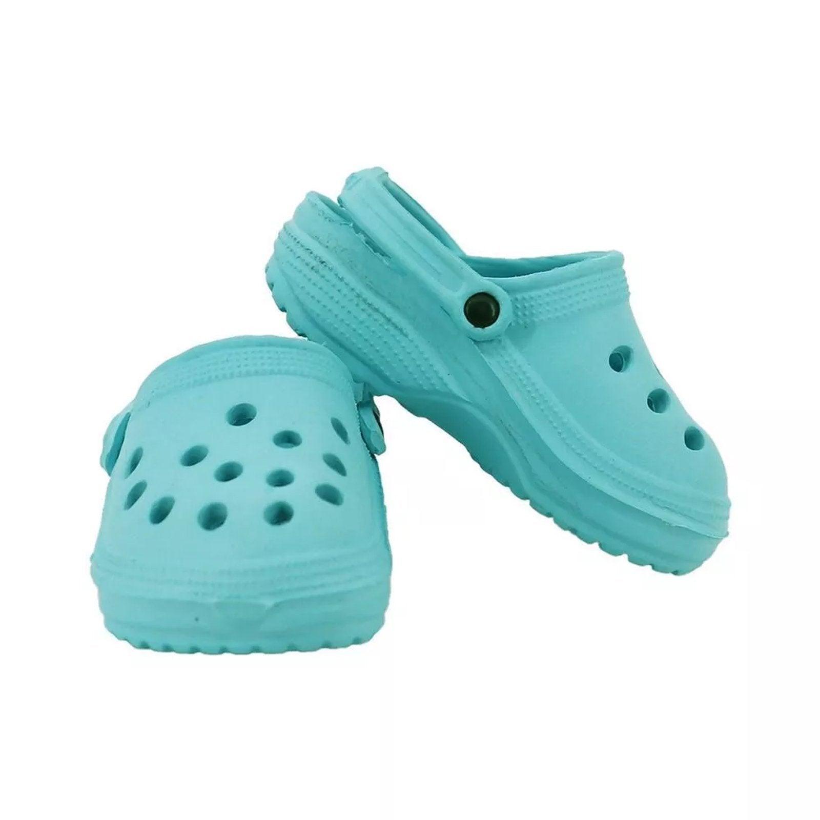 2pcs Shoe Charms Accessories for Shoes Bags Clothing Pet Shoes Decorative Set - Light Blue V528-PET-SLIPPERS-LIGHT-BLUE-992607