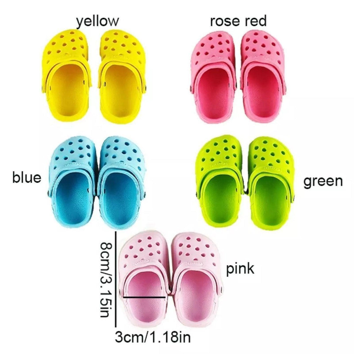 2pcs Shoe Charms Accessories for Shoes Bags Clothing Pet Shoes Decorative Set - Light Pink V528-PET-SLIPPERS-LIGHT-PINK-258919