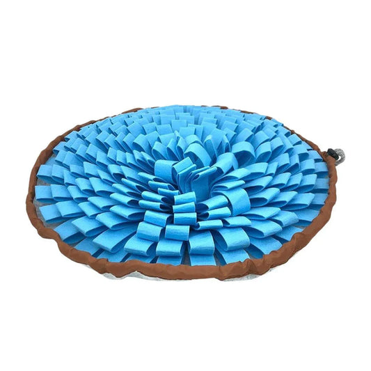 Pet Sniffing Mat Dog Training Slow Feeder Puzzle Toys Interactive Snuffle Mat V528-PET-SNIFFING-PADS-BLUE-814676