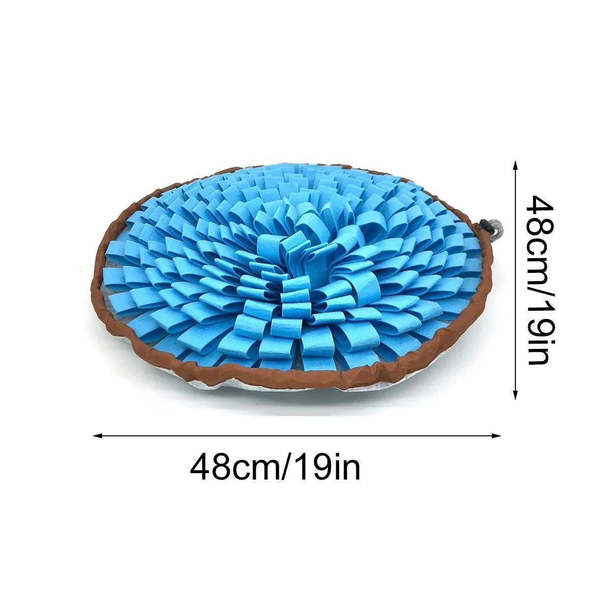 Pet Sniffing Mat Dog Training Slow Feeder Puzzle Toys Interactive Snuffle Mat V528-PET-SNIFFING-PADS-BLUE-814676