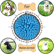 Pet Sniffing Mat Dog Training Slow Feeder Puzzle Toys Interactive Snuffle Mat V528-PET-SNIFFING-PADS-BLUE-814676