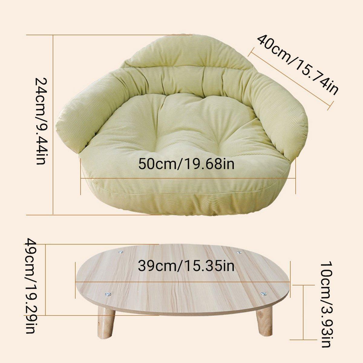 Universal Dog Cat Bed Four Seasons Mat Removable Washable Comfortable Cushion - Green V528-PET-SOFA-GREEN-388663