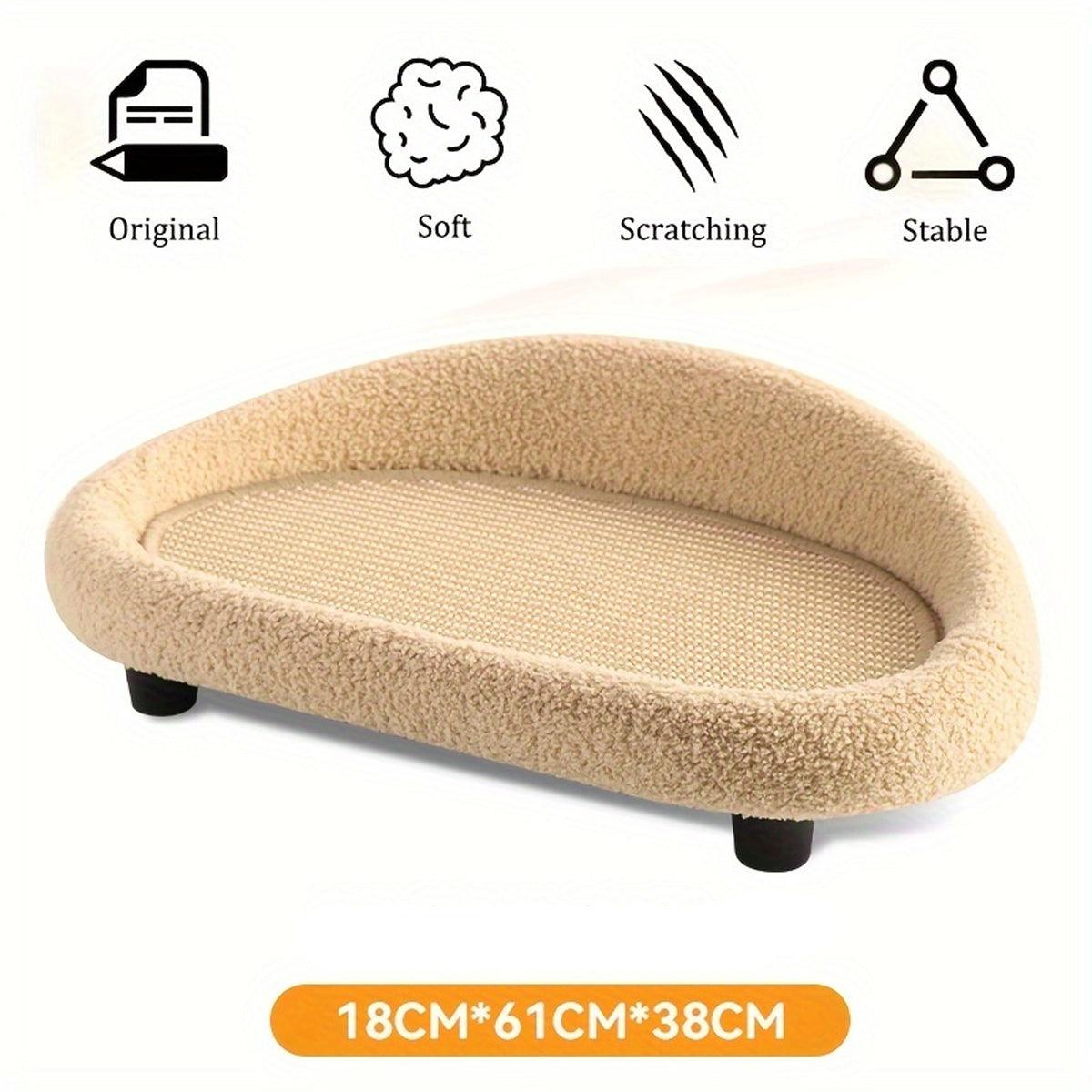 Large Cat Scratching Board Sofa Scratch Resistant Nest for Cats and Kittens - Green V528-PET-SOFA-GREEN-729992