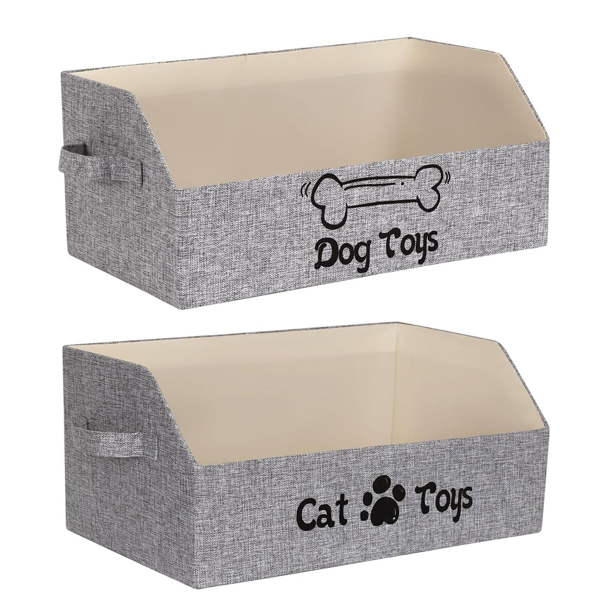 Portable Pet Toy Storage Box Foldable Organizer Snack Bag Pet Accessories Holder - Cat V528-PET-STORAGE-BOX-CAT-164619