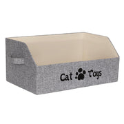 Portable Pet Toy Storage Box Foldable Organizer Snack Bag Pet Accessories Holder - Cat V528-PET-STORAGE-BOX-CAT-164619
