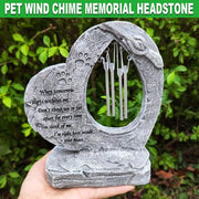 Wind Chime Pet Memorial Headstone Outdoor Garden Decoration for Remembrance V528-PET-TOMBSTONE-500432