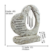 Wind Chime Pet Memorial Headstone Outdoor Garden Decoration for Remembrance V528-PET-TOMBSTONE-500432