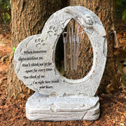 Wind Chime Pet Memorial Headstone Outdoor Garden Decoration for Remembrance V528-PET-TOMBSTONE-500432