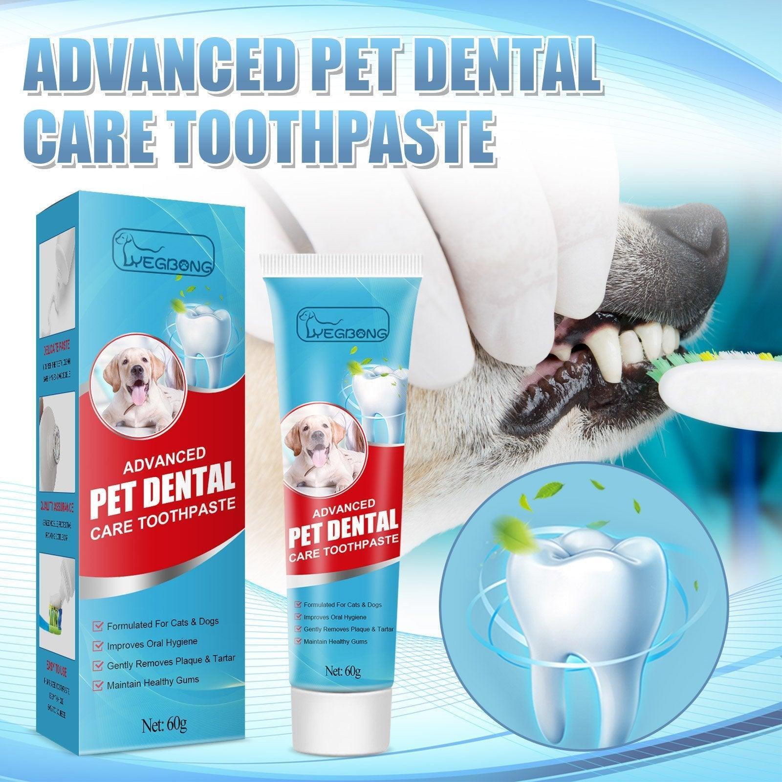Pet Toothpaste Dog Cat Fresh Breath Tartar Removal Oral Care Edible Cleaning V528-PET-TOOTHPASTE-178452