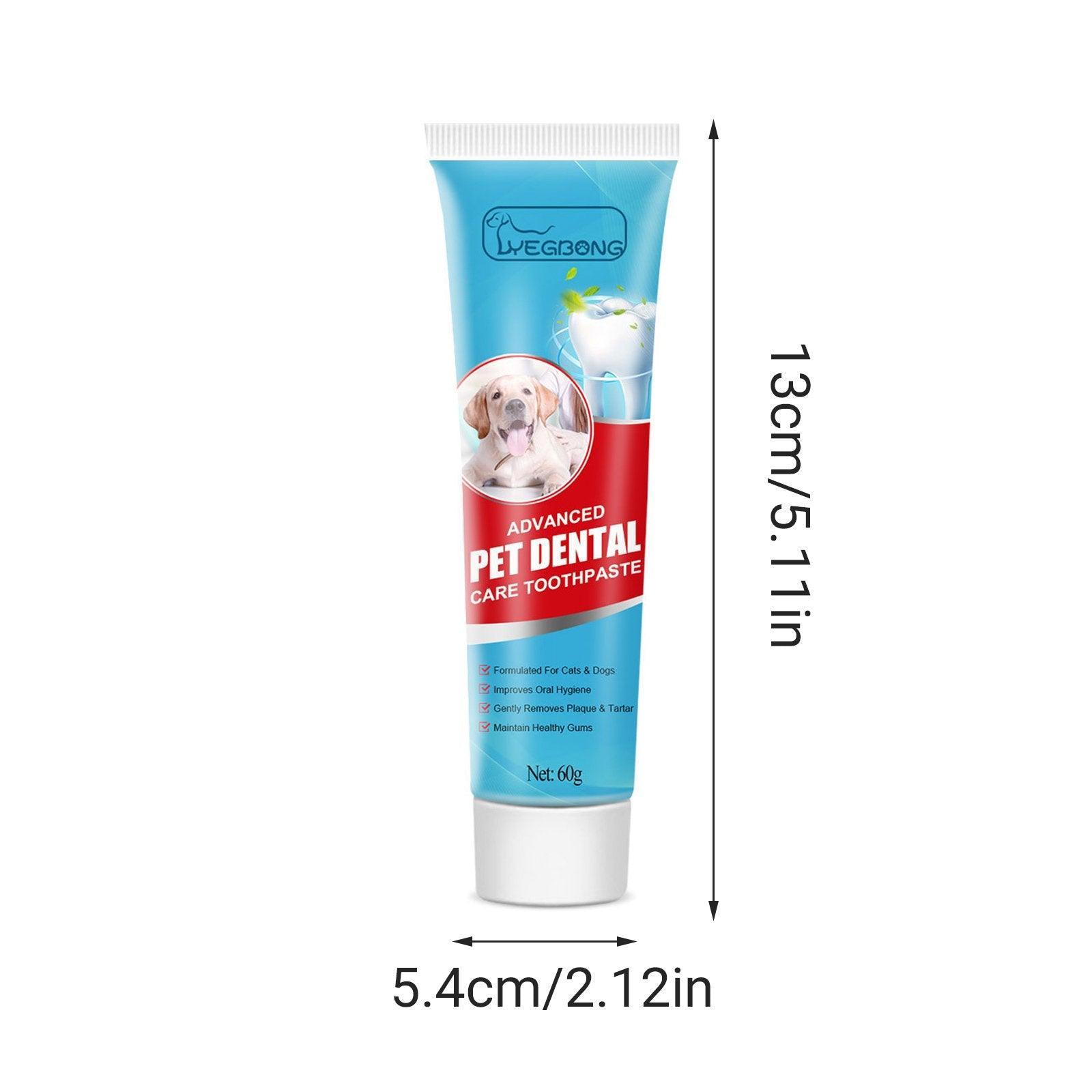 Pet Toothpaste Dog Cat Fresh Breath Tartar Removal Oral Care Edible Cleaning V528-PET-TOOTHPASTE-178452