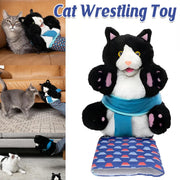 Wrestler Cat Interactive Hand Puppet Kitten Toy Pet Play Plush Puppet For Cats V528-PET-TOY-414687