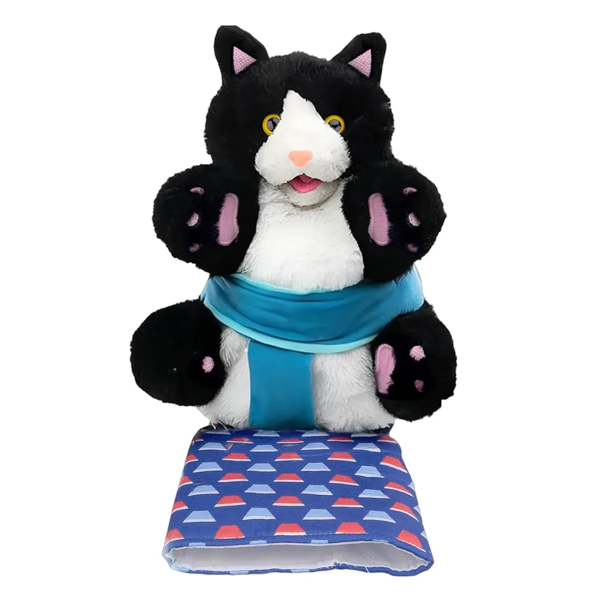 Wrestler Cat Interactive Hand Puppet Kitten Toy Pet Play Plush Puppet For Cats V528-PET-TOY-414687