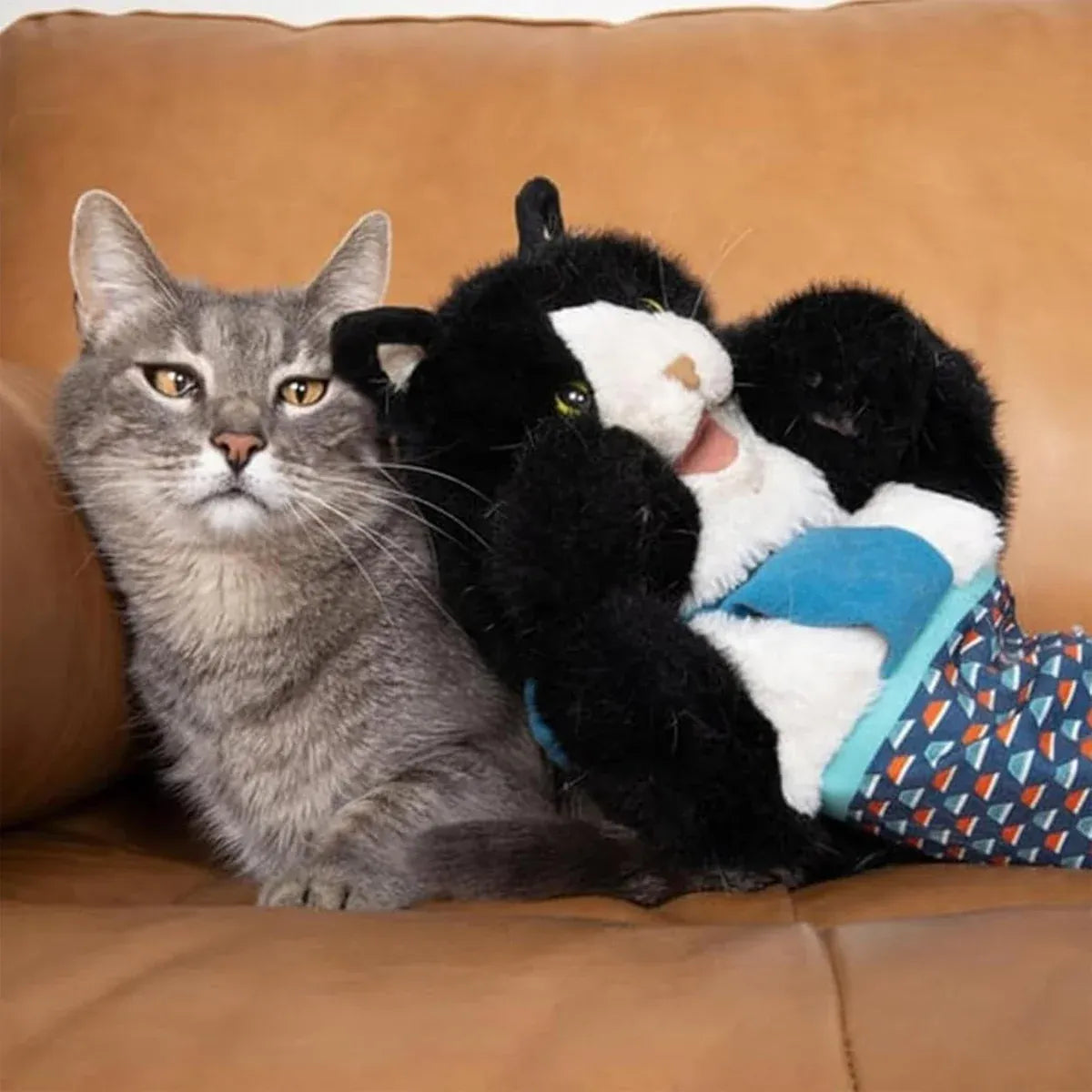 Wrestler Cat Interactive Hand Puppet Kitten Toy Pet Play Plush Puppet For Cats V528-PET-TOY-414687