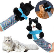 Wrestler Cat Interactive Hand Puppet Kitten Toy Pet Play Plush Puppet For Cats V528-PET-TOY-414687