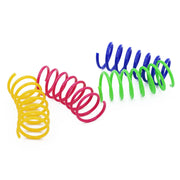 4PCS Cat Spring Toys Colourful Plastic Jumping Toy for Kitten Interactive Play V528-PET-TOY-4PCS-806037