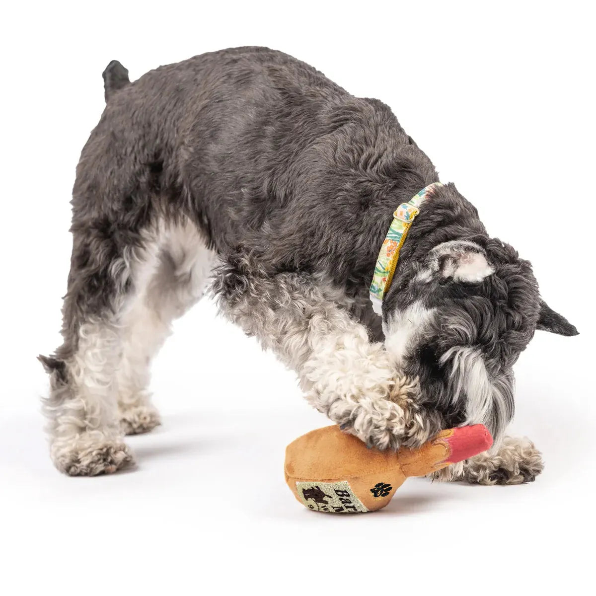 Dog Squeaky Toy Plush Wine Bottle Stuffed Chew Toy Sound Pet Play Supplies Use V528-PET-TOY-773515