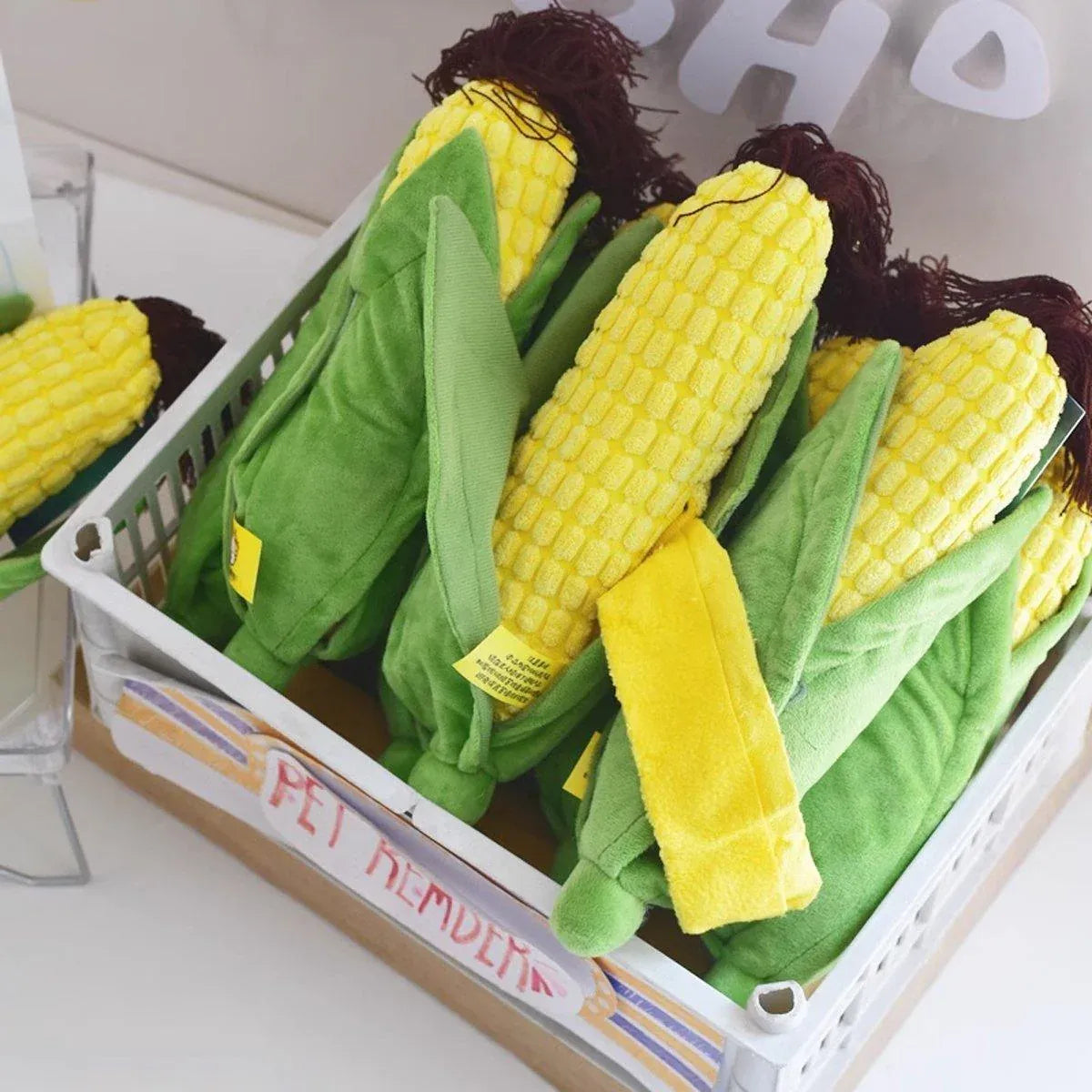 Simulation Corn Dog Chew Toy for Pets Durable Slow Feeder Toy for Dog Boredom V528-PET-TOY-ARTIFICIAL-CORN-516096