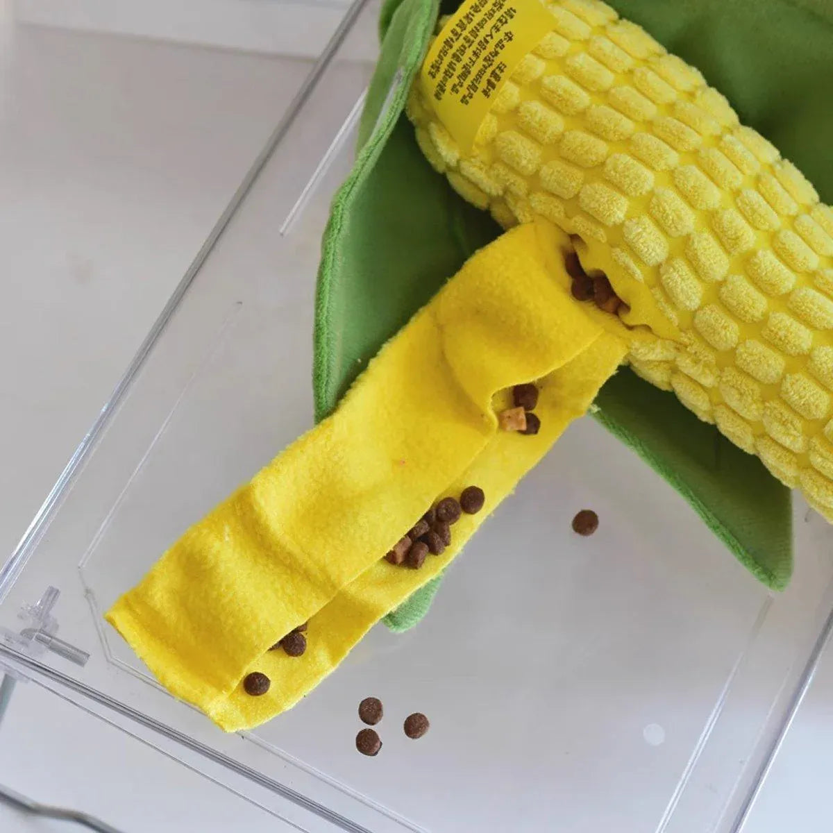 Simulation Corn Dog Chew Toy for Pets Durable Slow Feeder Toy for Dog Boredom V528-PET-TOY-ARTIFICIAL-CORN-516096