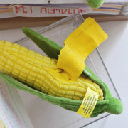 Simulation Corn Dog Chew Toy for Pets Durable Slow Feeder Toy for Dog Boredom V528-PET-TOY-ARTIFICIAL-CORN-516096