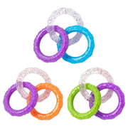 Interactive Dog Toys TRP Rubber Ring Teething Pet Rally Ring Chew Play Fetch - Blue-Purple V528-PET-TOY-BLUE-PURPLE-365063