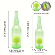 Durable Pet Teething Resistant Tennis Ball Wine Bottle Chew Toy for Dogs Play - Red-L V528-PET-TOY-BOTTLE-RED-L-157510
