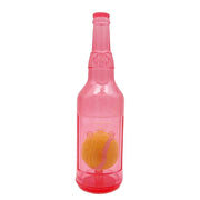 Durable Pet Teething Resistant Tennis Ball Wine Bottle Chew Toy for Dogs Play - Red-L V528-PET-TOY-BOTTLE-RED-L-157510