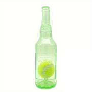 Durable Pet Teething Resistant Tennis Ball Wine Bottle Chew Toy for Dogs Play - Red-L V528-PET-TOY-BOTTLE-RED-L-157510
